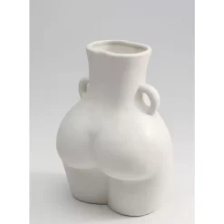 KARE Design Vase Donna Weis 22Cm- Vasen
