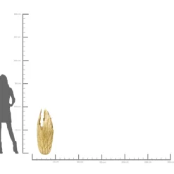 KARE Design Vase Feathers Gold 91- Vasen