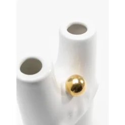 KARE Design Vase Funny Teeth Weis 16Cm- Vasen