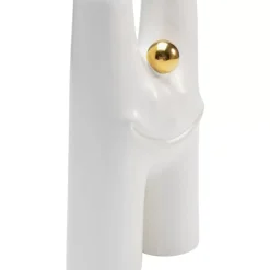 KARE Design Vase Funny Teeth Weis 16Cm- Vasen