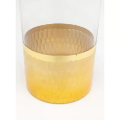 KARE Design Vase Golden Flow 30Cm- Vasen