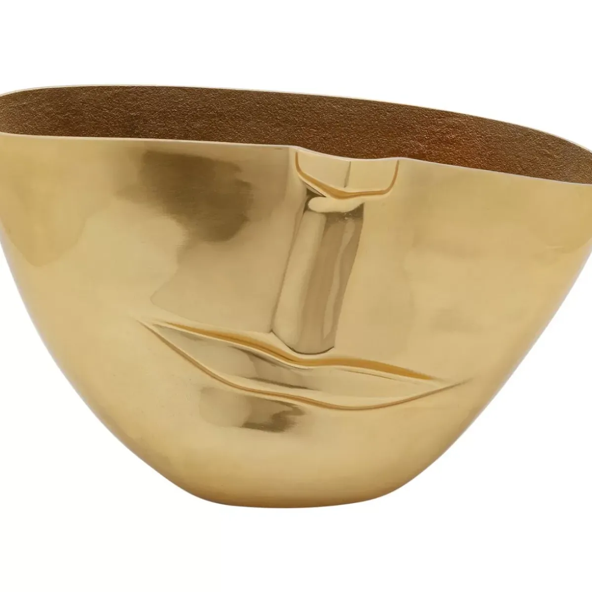 KARE Design Vase Half Face Gold 46Cm- Vasen