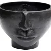 KARE Design Vase Half Face Schwarz 23Cm- Vasen