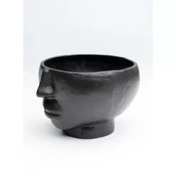 KARE Design Vase Half Face Schwarz 23Cm- Vasen