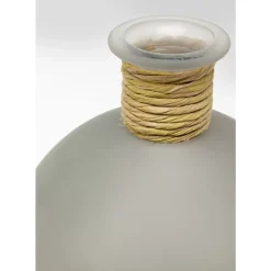 KARE Design Vase Isola Belly Grau 25Cm- Vasen