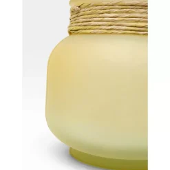 KARE Design Vase Isola Storm Gelb 18Cm- Vasen