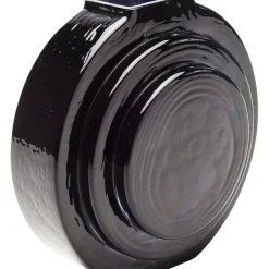 KARE Design Vase Las Vegas Disc Schwarz- Vasen