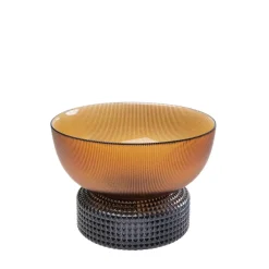 KARE Design Vase Marvelous Duo Amber Grau 22Cm- Vasen