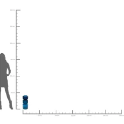 KARE Design Vase Marvelous Duo Blau 42Cm- Vasen