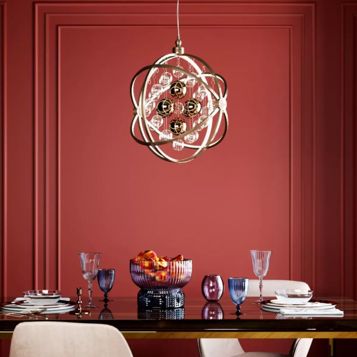 KARE Design Vase Marvelous Duo Rot Blau 21- Vasen