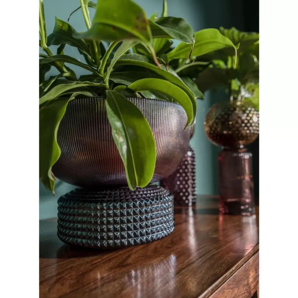 KARE Design Vase Marvelous Duo Rot Blau 21- Vasen