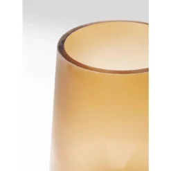 KARE Design Vase Noble Ring Amber Matt 26Cm- Vasen