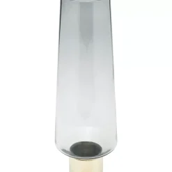 KARE Design Vase Noble Ring Grau 40Cm- Vasen