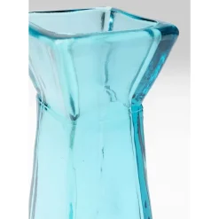 KARE Design Vase Piramide Turkis 30Cm- Vasen