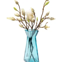 KARE Design Vase Piramide Turkis 30Cm- Vasen