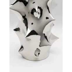 KARE Design Vase Pointy Silber 30Cm- Vasen