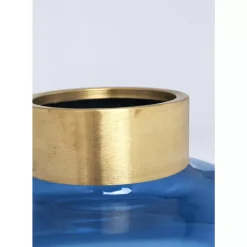 KARE Design Vase Positano Belly Blau 21Cm- Vasen