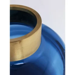 KARE Design Vase Positano Belly Blau 21Cm- Vasen