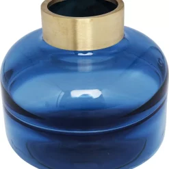 KARE Design Vase Positano Belly Blau 21Cm- Vasen