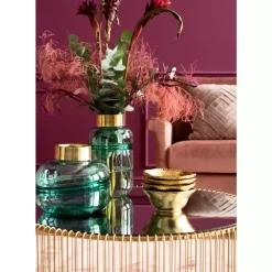 KARE Design Vase Positano Belly Grun 21Cm- Vasen