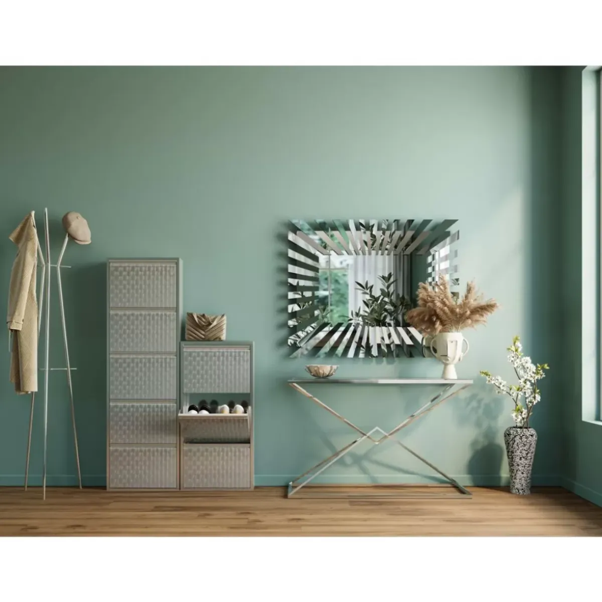 KARE Design Vase Rose Multi Chrom Big- Vasen