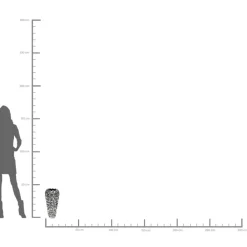 KARE Design Vase Rose Multi Chrom Big- Vasen