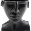 KARE Design Vase Rostro Schwarz 17Cm- Vasen