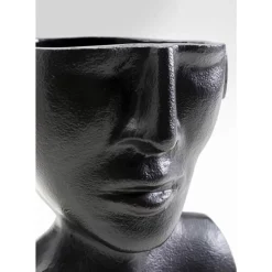 KARE Design Vase Rostro Schwarz 17Cm- Vasen