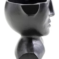 KARE Design Vase Rostro Schwarz 17Cm- Vasen