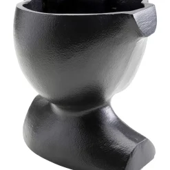 KARE Design Vase Rostro Schwarz 17Cm- Vasen