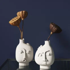 KARE Design Vase Spherical Face Right 16Cm- Vasen