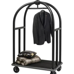 KARE Design Vip Gepackwagen Vegas Matt Schwarz- Kleinmöbel & Sonstiges