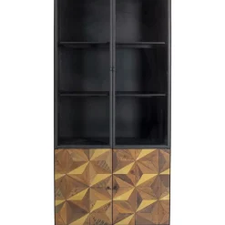 KARE Design Vitrine Illusion Gold 90X180Cm- Regale