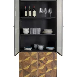 KARE Design Vitrine Illusion Gold 90X180Cm- Regale