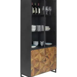 KARE Design Vitrine Illusion Gold 90X180Cm- Regale