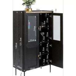 KARE Design Vitrine Milano 140X80- Regale