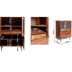 KARE Design Vitrine Ravello 100- Regale