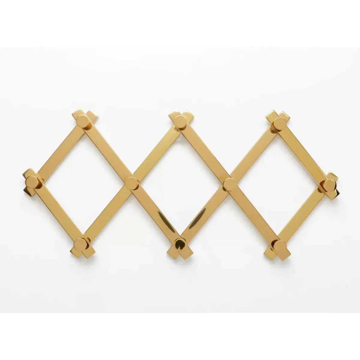 KARE Design Wandgarderobe Crossing Gold 9(+71)Cm- Kleinmöbel & Sonstiges