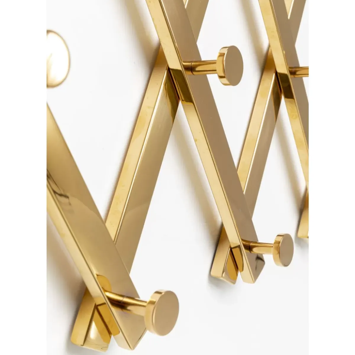 KARE Design Wandgarderobe Crossing Gold 9(+71)Cm- Kleinmöbel & Sonstiges