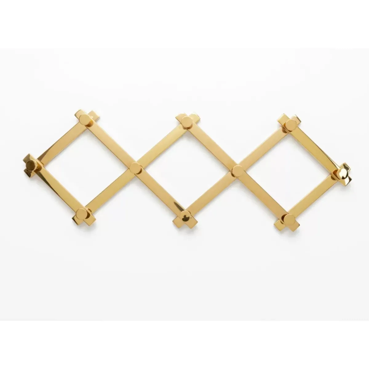 KARE Design Wandgarderobe Crossing Gold 9(+71)Cm- Kleinmöbel & Sonstiges