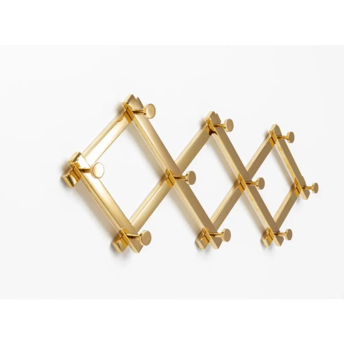 KARE Design Wandgarderobe Crossing Gold 9(+71)Cm- Kleinmöbel & Sonstiges