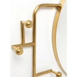 KARE Design Wandgarderobe Tristan Mirror O65Cm- Kleinmöbel & Sonstiges