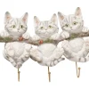 KARE Design Wandhaken Three Mini Cats- Kleinmöbel & Sonstiges