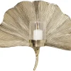 KARE Design Wandkerzenhalter Ginkgo Leaf 45Cm- Bilder
