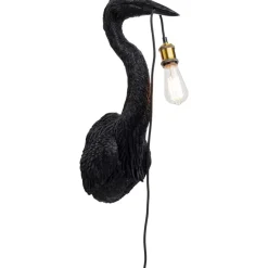 KARE Design Wandleuchte Animal Heron Schwarz 26X62Cm- Wandleuchten