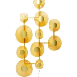 KARE Design Wandleuchte Mariposa Brass 116X198Cm- Wandleuchten