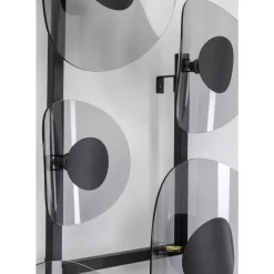 KARE Design Wandleuchte Mariposa Schwarz Smoke 116X198Cm- Wandleuchten