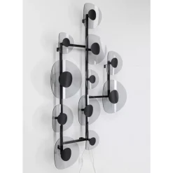 KARE Design Wandleuchte Mariposa Schwarz Smoke 116X198Cm- Wandleuchten