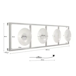 KARE Design Wandleuchte Ufo 4Er- Wandleuchten