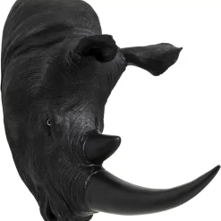 KARE Design Wandobjekt Rhino Head Antique Schwarz- Bilder